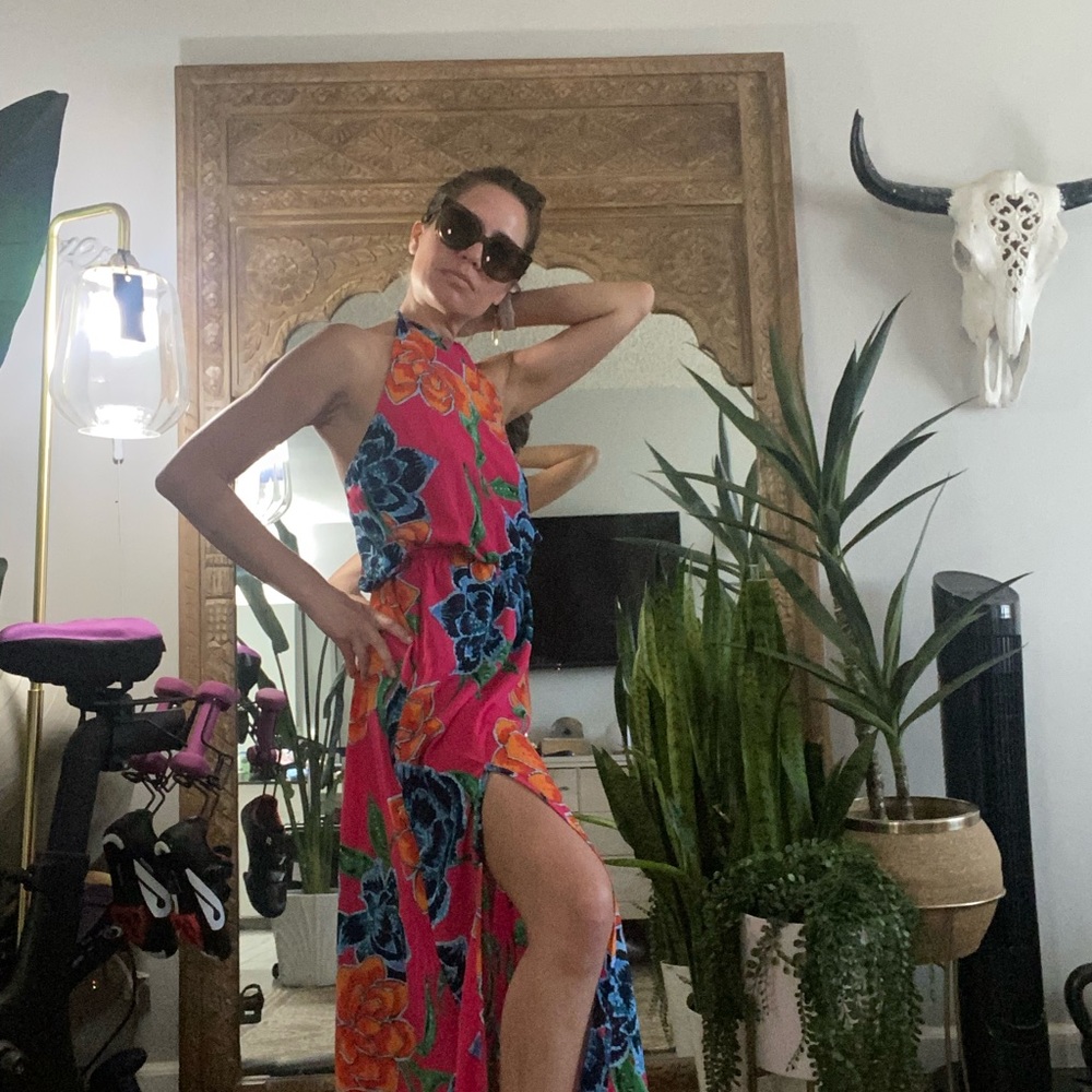 Show me your mumu floral maxi dress